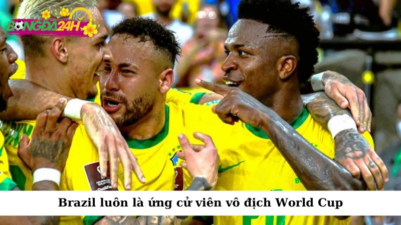 Brazil luôn là đội bóng mạnh mẽ và là ứng cử viên hàng đầu cho mỗi kỳ World Cup