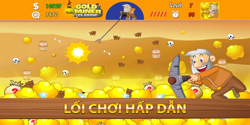 Mỏ vàng khổng lồ cùng trò chơi Drill That Gold tại Mana88